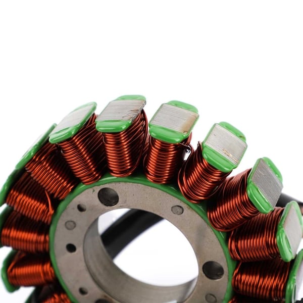 Generator Stator, Indvendig Diameter 36,9 mm, Udvendig Diameter 97 mm, Poltykkelse 23,2 mm, Antal Ledninger 5, Antal Poler 18