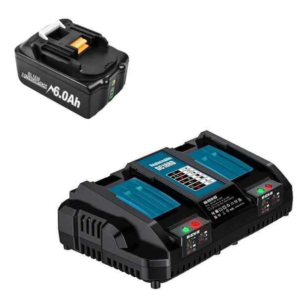 Batteri, 6Ah kapacitet, LED indikator,1 6.0 b 1 c