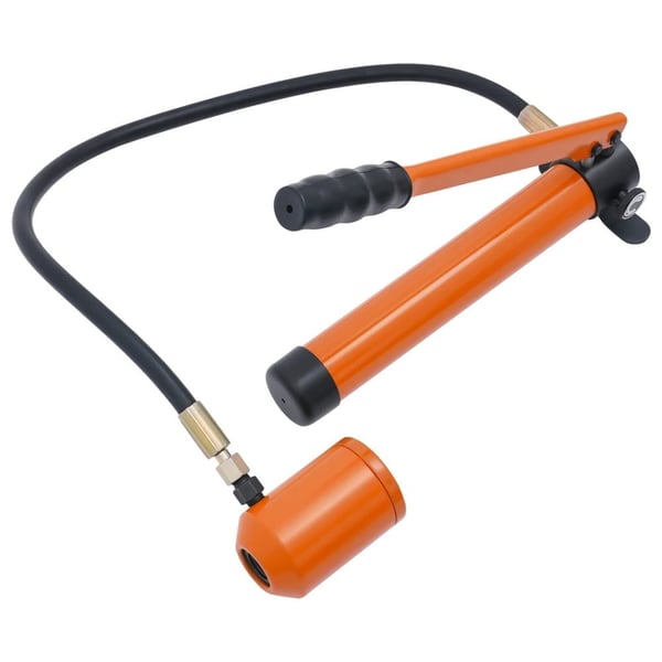 Hydraulisk Hulstansesæt, Holdbar Konstruktion, Inkluderer 6 Stempler,Appelsin