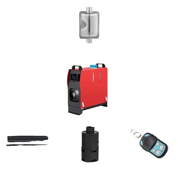 Dieselvarmer, Fjernbetjening, Kraftfuld Ydeevne,5KW LCD kontakt