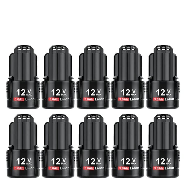 Bosch BAT411 Vaihtobatteri, 3000mAh Kapasiteetti, 12V Li-ion Teho,10 kpl 3.0Ah akkua