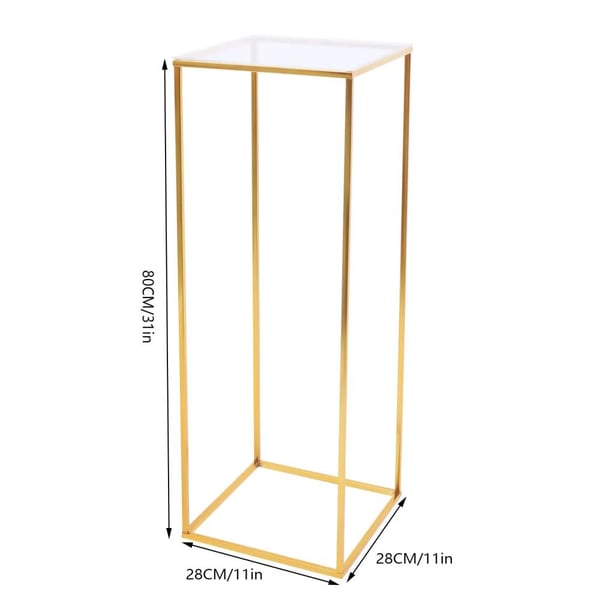 Bryllupsblomsterstand, Elegant Design, Nem Samling, 80cm, M