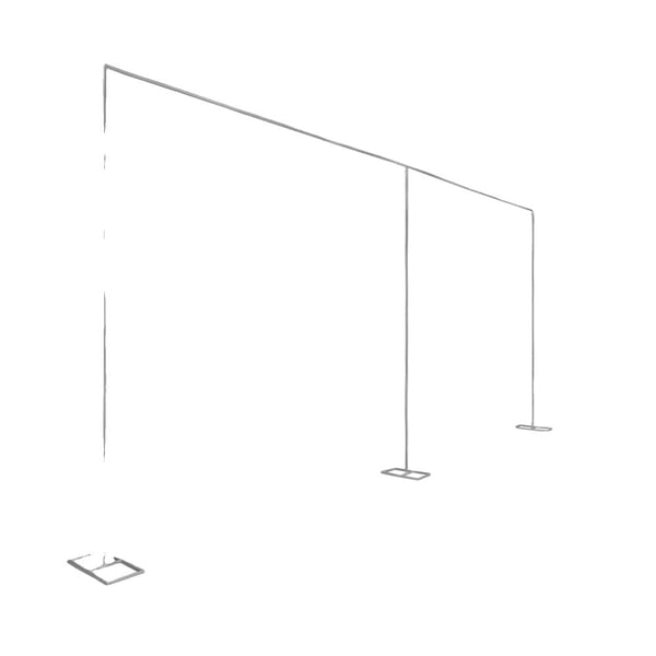 Baggrundsstativ, Holdbart Kulstofstål, 6m x 3m Størrelse,XL
