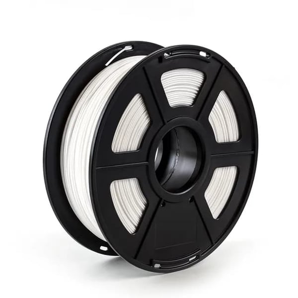 3D Printer Filament, 175mm Diameter, 1kg Spole, Hvid