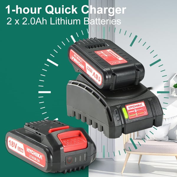 Reciprocating såg, dubbla batterier, variabel hastighetskontroll, KARMINRÖD, EU