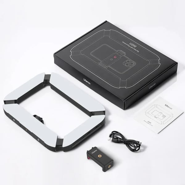 Genopladelig Smartphone Video Rig, 2500K-8500K Farvetemperatur, 8000mAh Batteri,U200U200