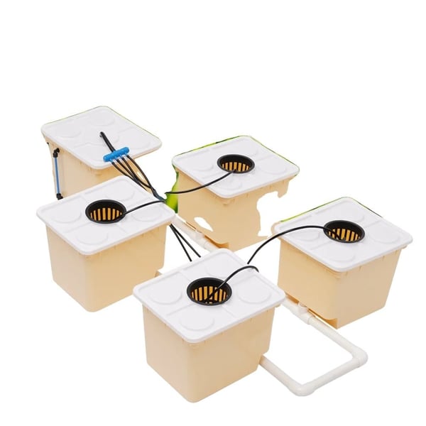 Hydroponisk Vækstsæt, 11L Spand Kapacitet, 220-240V Pumpe Spænding, 4W Pumpe Effekt, IPX8 Beskyttelsesniveau, Kompakt Størrelse