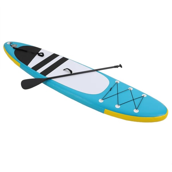 Oppustelig Stand up Surfboard, Anti-slip Overflade, Komplet Tilbehørssæt,Mønster 2