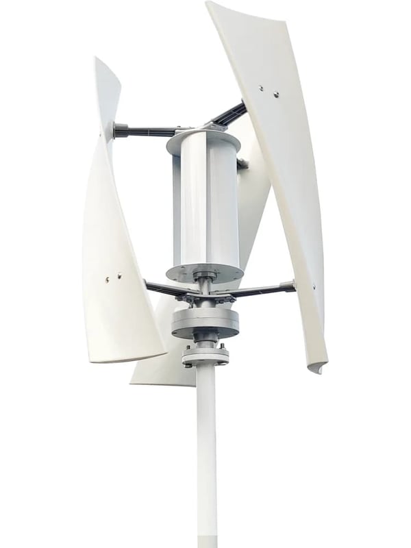 Vindmøllegenerator, Vertikal Design, Høj Effektivitet,24V-a, 2000W med blæser-a, Vindmølle Kun-a