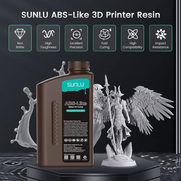3D-tulostusneste, korkea tarkkuus, käyttäjäystävällinen,Vesipesu 3BK 2DG