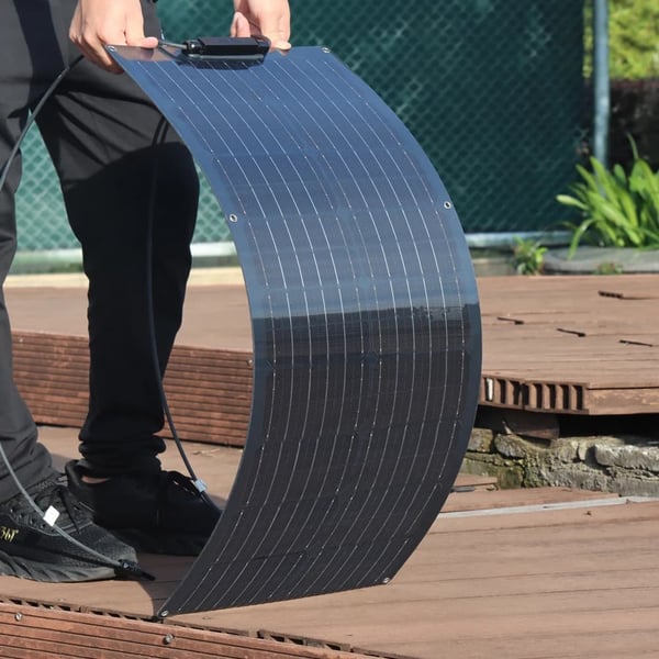 Solpanel, Monokrystallinsk, Vandtæt Design,80w fleksibel