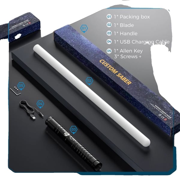 Valosana, USB-ladattava, 7 värin RGB-efektiä,musta Valosana, USB-ladattava, 7 värin RGB-efektiä,musta