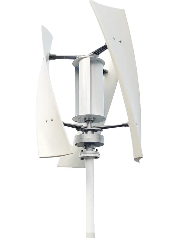Vindmøllegenerator, Vertikal Design, Høj Effektivitet,24V-a, 2000W med blæser-a, Vindmølle Kun-a