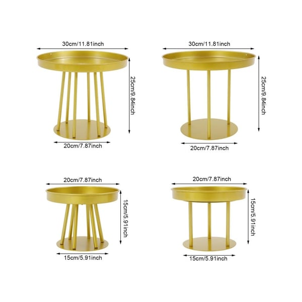 Metal Blomsterstande, Moderne Design, Alsidig Brug,Guld, S