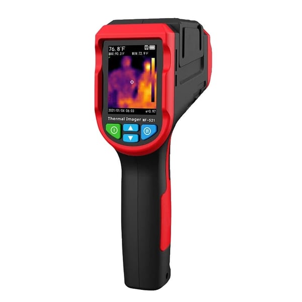 Bärbar infraröd termisk kamera, -10~400 temperaturintervall, 2.4 TFT LCD-display,NF-521