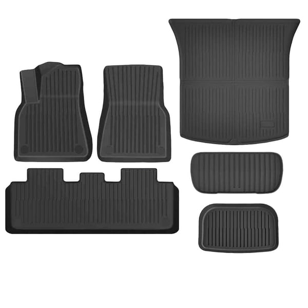 Gulvmåtter, Altvejr Beskyttelse, Holdbar TPE Konstruktions,6PCS