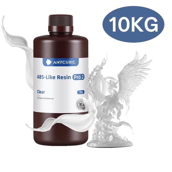 3D Harpiks, Høj Præcision UV Følsomhed, Kompatibel med LCD og DLP Printere,10kg Klar