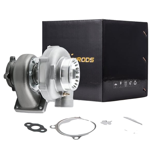Turbocharger, Turbine A/R 0.63, Kompressor A/R 0.7, Vare længde 26 cm, Vare bredde 24 cm, Vare højde 23 cm