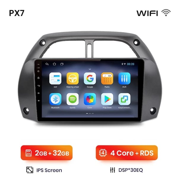 Multimedia Stereo, Langaton CarPlay, Android Auto,WIFI 2GB-32GB
