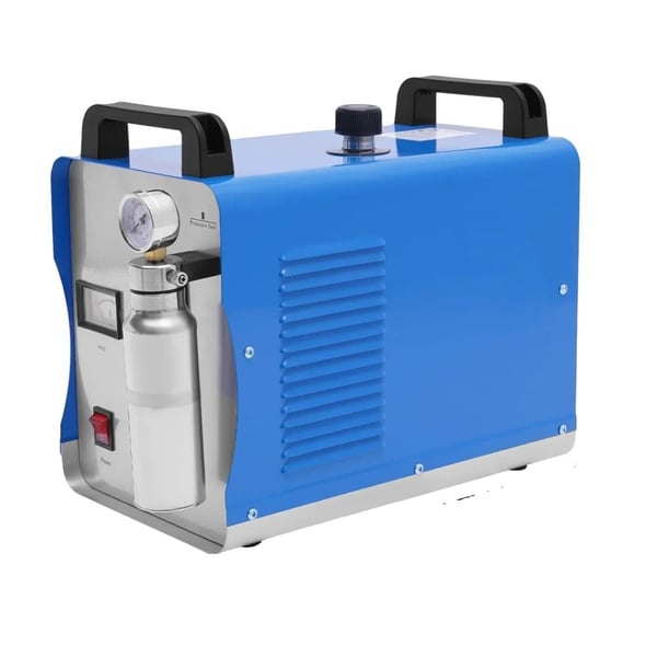 HHO Gas Flamme Polisher, 95 L/H Output, 2800 °C Flamme Temperatur,Sølv, EU