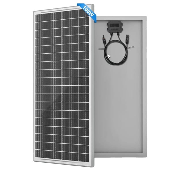 Solpanel, Høj Effektivitet, Bærbart Design,100W