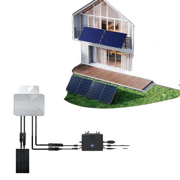 Solenergi Optimerer, 750W Effektudgang, Dobbelt Hurtig Nedlukningsenhed,750W Strømoptimerer