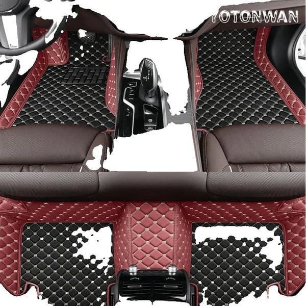 Bilgulvmåtte, skræddersyet til luksus sports sedan, premium design,3pc gulvmåtte-19