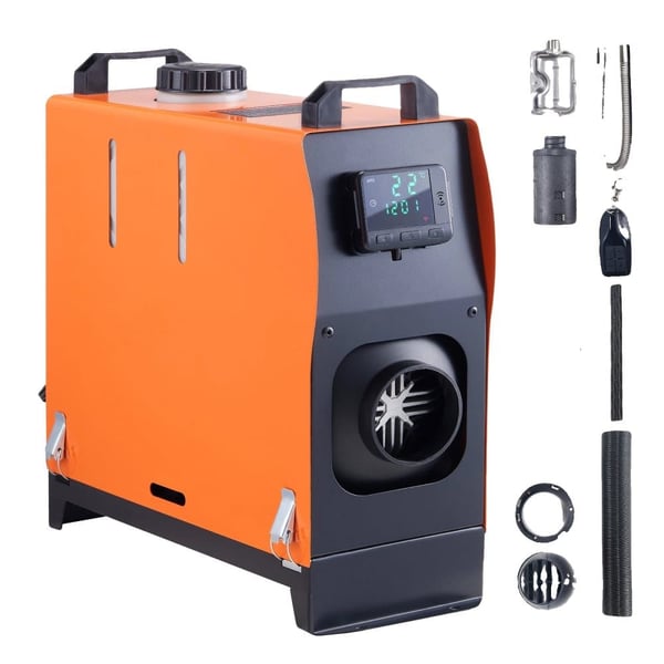 Diesel-lämmitin, matala melu, kauko-ohjaus,5KW LCD