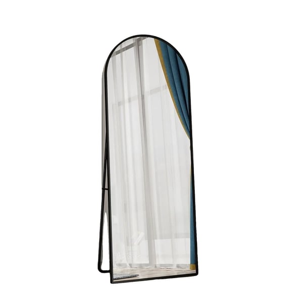 Helkropsspejl, Elegant Design, Eksplosionssikker Sikkerhed,Sort-162cm x 53cm