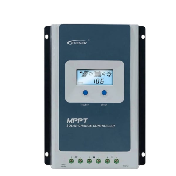 Solcellelader, MPPT-effektivitet over 99,5%, understøtter flere batterityper,Kun controller, 20A, 12V 24V