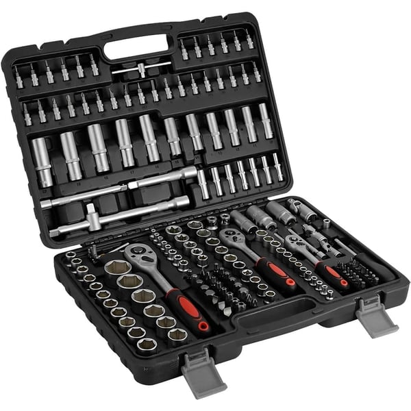 Ratcheting Socket Wrench Set, Durable Tools, Ergonomic Handle, 171PCS Ratcheting Socket Wrench Set, Durable Tools, Ergonomic Handle, 171PCS