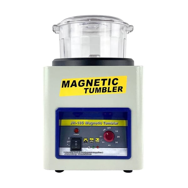 Elektrisk magnetisk tumbler, 2000 omdr./min hastighed, 600g kapacitet, justerbar tid 10-60 min,220V EU stik