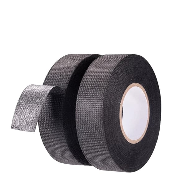 Flammehæmmende tape, varmebestandig, holdbar klæbende,75m (5 ruller)-b, bredde 19mm lang 15m