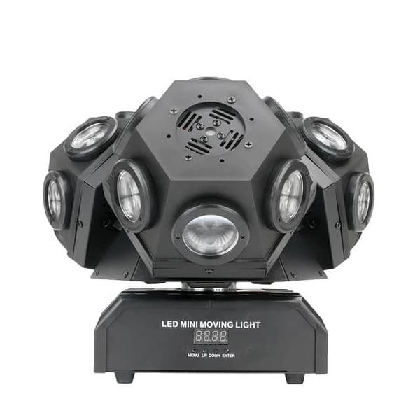 LED Beam Moving Head Lys, RGBW 4i1, RGB Laser Scenebelysning, Beam Laser