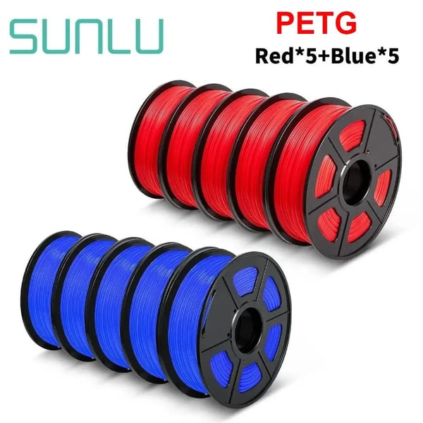 3D-printer filament, ABS-materiale, fremragende ydeevne,PETG 5RD 5BL