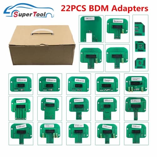 LED BDM ramme, 22 stk. adapter, 4 stk. probepenne, 22PCS Adaptere