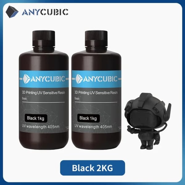 UV-harpiks, høj præcision, hurtig hærdning, , Black-2KG
