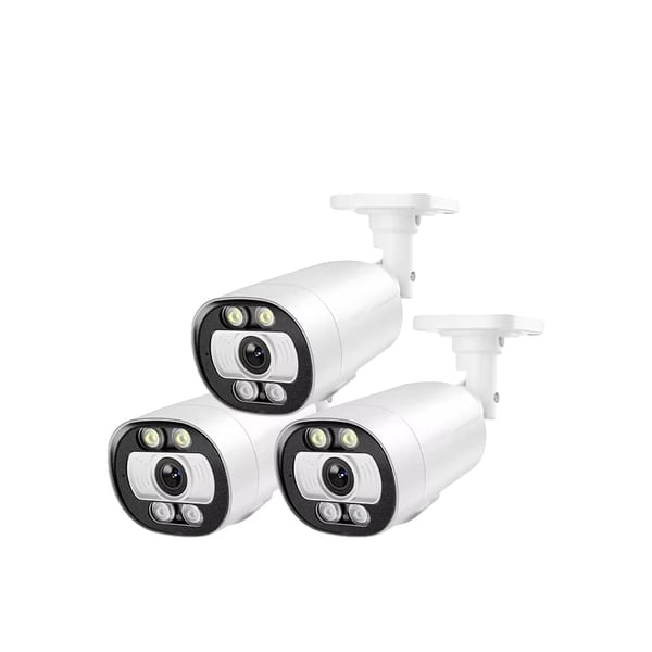 IP CCTV Kamera, AI Bevægelsesdetektion, To-vejs Lydkommunikation,3pc 48V POE 5MP Kamera