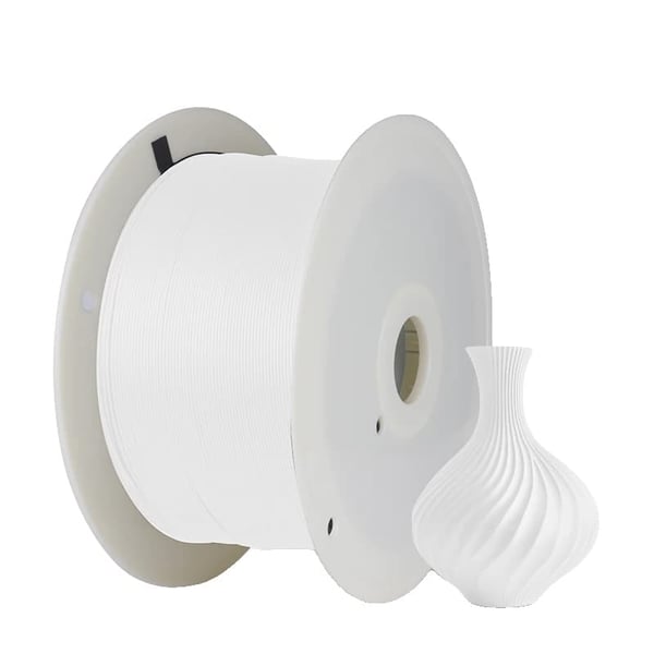 SUNLU PETG Filament, 1,75 mm Diameter, 5 kg Vægt,5 kg hvid