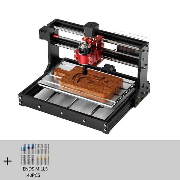 CNC Router, Metal Z-akse, Brugervenligt Design,Dragt 2, EU Stik