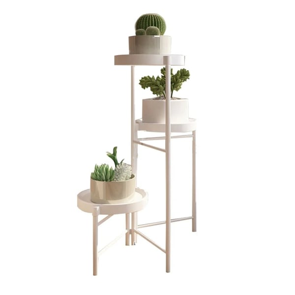 Plantebord, Moderne Design, Pladsbesparende Funktioner,Hvid 3 dele