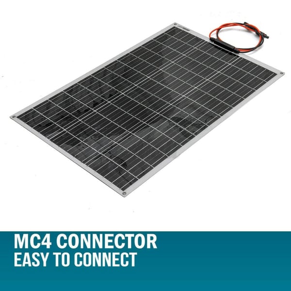 Solpanel, 18V, 810 x 515 x 3 mm, Polypropylen-PP, 2222 gram, CE-certificeret