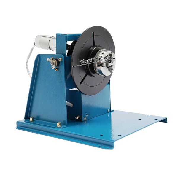 Svejsestilling, 10W Motor, Justerbar 0-90° Vinkel,Blå