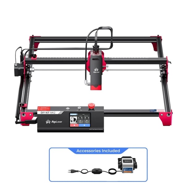 Lasergravør, Touchskærmskontrol, Højpræcisionsskæring,ALDK MK2 10W 5