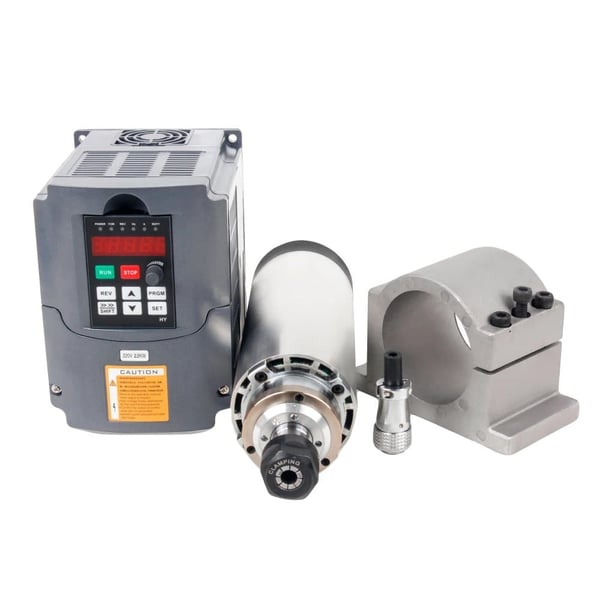 CNC Spindelmotor, PID Kontrol, RS485 Kommunikation,hele sæt, 1.5KW ER16