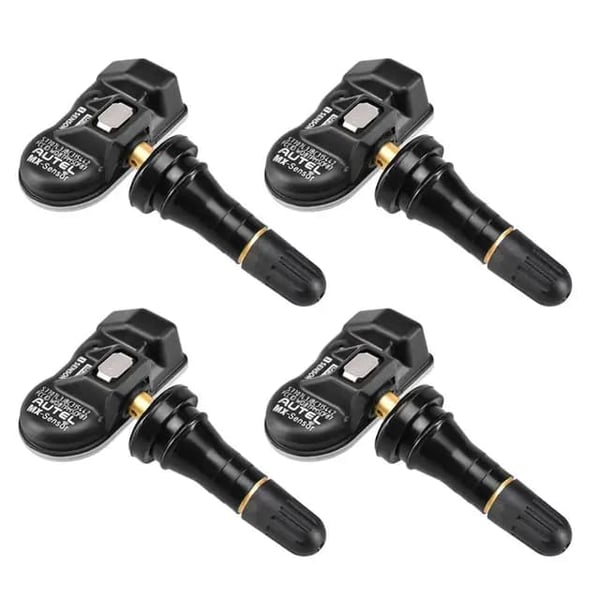 TPMS-sensor, 433MHZ + 315MHZ frekvens, dækreparationsværktøj, 4PC