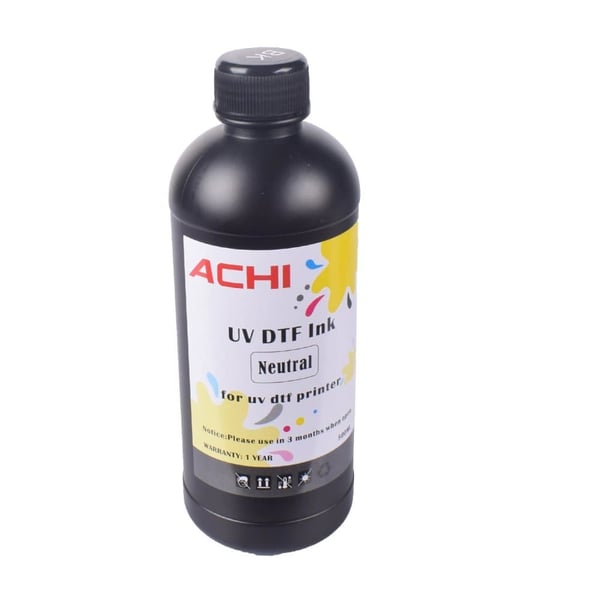 UV DTF blæk, kompatibel med forskellige printhoveder, 500 ml pr. flaske,2X500ML Hvid