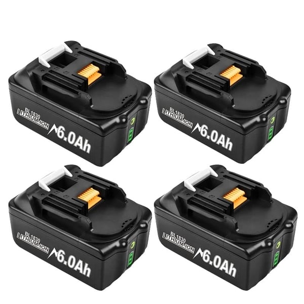 Batteri, 18V Li-ion, Høj Kapacitet,4 batteri 6.0Ah