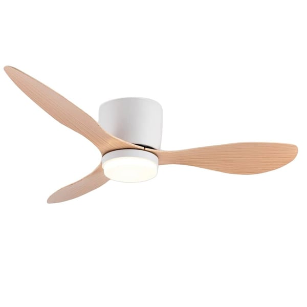 Loftventilator, Fjernbetjening, Energi Effektiv Belysning,52inch, Appelsin