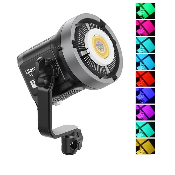 Ulanzi Video Lys, 120W Bi-Farve, Justerbar Farvetemperatur,Kun VL-120C
